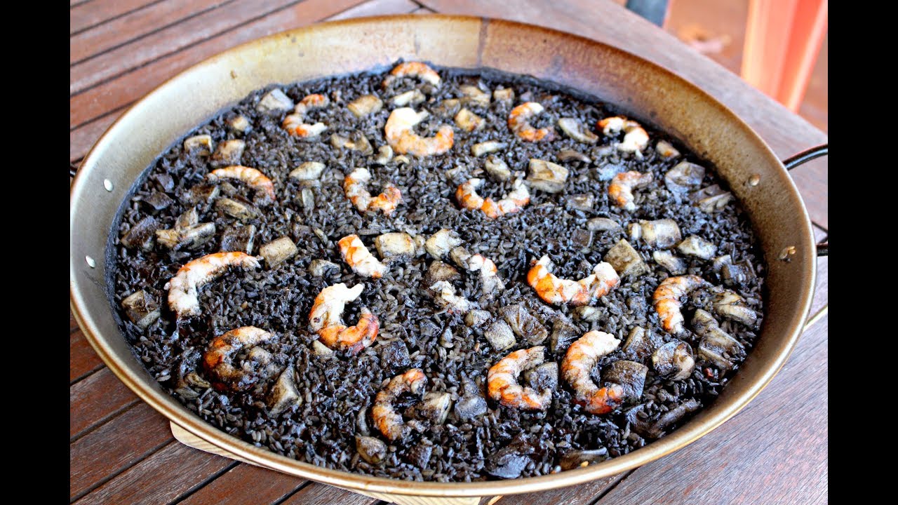 arroz negro con calamares